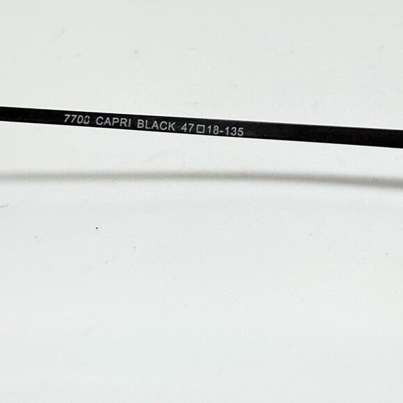 Peachtree by Capri 7700 Black Eyeglasses Frames 47-18-135 Full Rim H19655 - Picture 5 of 8